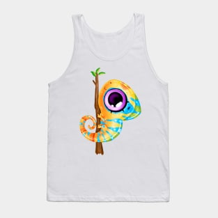 Lizard big eyes Tank Top